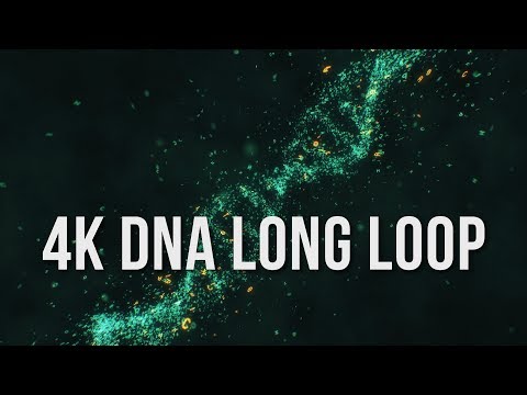 4K Rotating DNA 30 min Video Long Loop - Screensaver Live Wallpaper