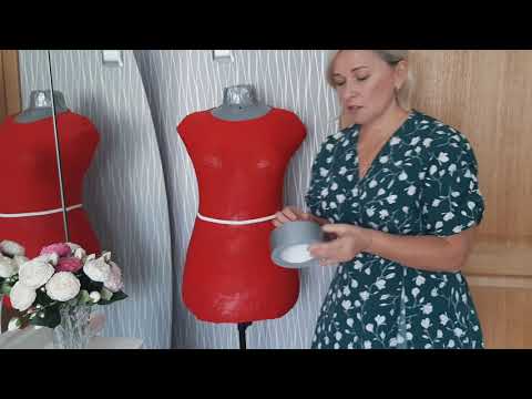 Mannequin for sewing clothes. Do it yourself