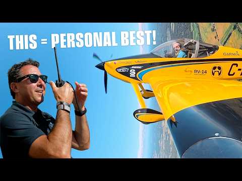 Coached by Michael Goulian! "Can you see a difference?"