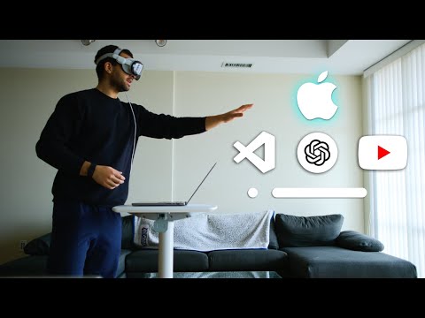 Using Apple Vision Pro & LLM Agents to Code Youtube Automation Tools (Proof Of Concept)