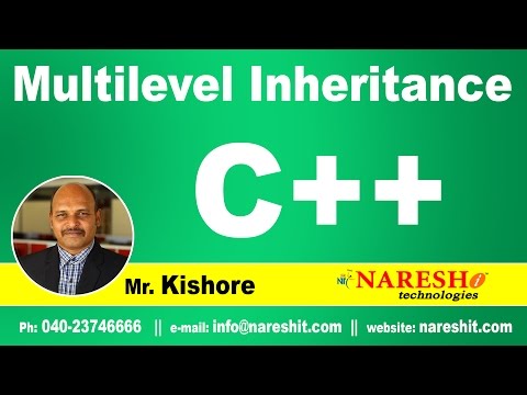 Multiple Inheritance in C++ | C++ Tutorial | Mr. Kishore