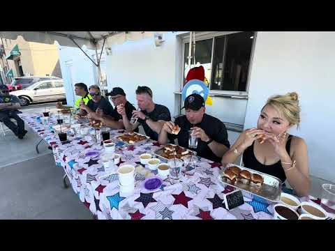 $750 Prize Chicken Slider Eating Contest at Cwispy Chicken in Stratford, CT #rainaiscrazy