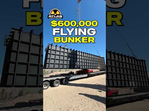 $600,000 Flying BUNKER from Atlas Survival Shelters #bombshelter #atlassurvivalshelters