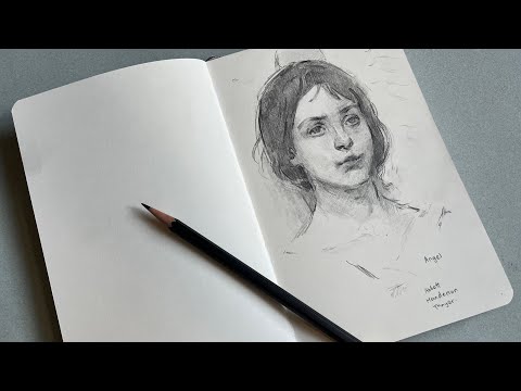 Sketching an Angel - Thayer master study