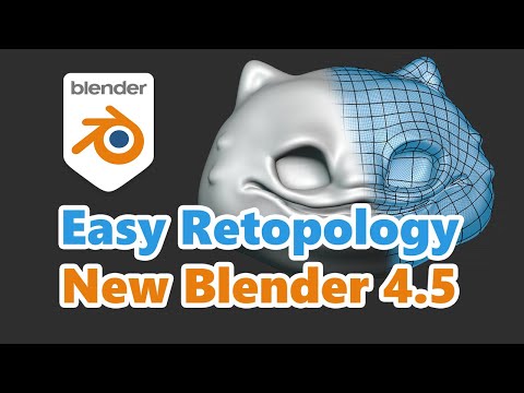 Easy Retopology | New Blender 4.5