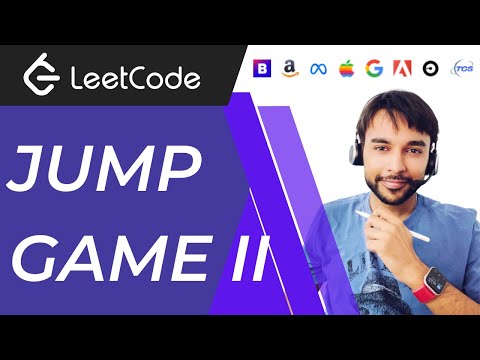 Jump Game 2 (LeetCode 45) | Minimum jumps to reach end of array | Explanation with Animations