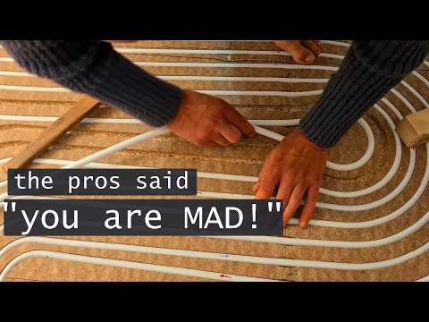 Can we DIY ultra efficient UFH with a heat pump?