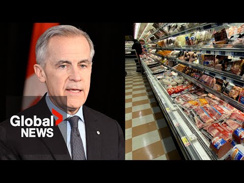 Carney announces grocery rebate amid growing affordability issues for Canadians | FULL