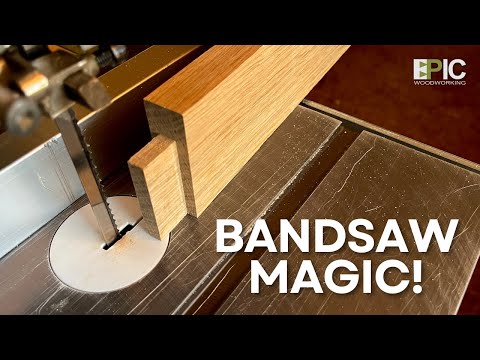 Cut Tenons on the Bandsaw