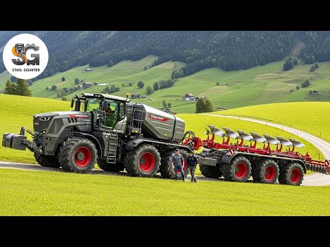 170 gigantic machines unleash massive agricultural technology | on vast fields