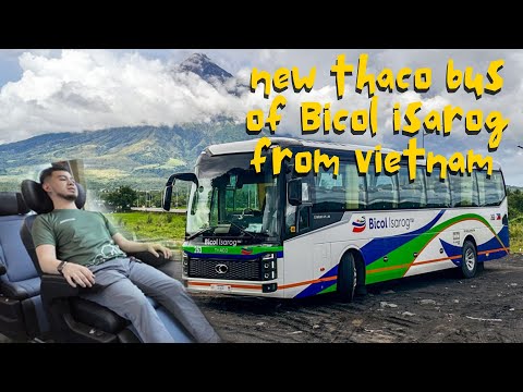 Bagong Bus ni Bicol Isarog from Vietnam | Thaco Bus