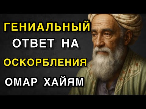 Гениальный Ответ На Оскорбления |Мудрость Мысли, Омар Хайям 