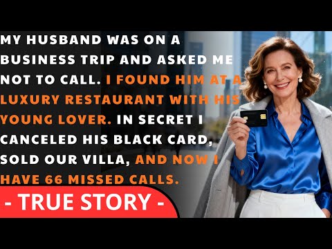 My husband lied to me about the business trip. I saw him with a Lover and canceled his black card...