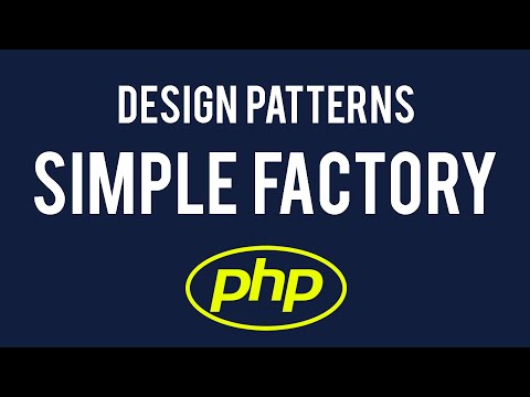 Simple Factory Design Pattern in PHP | Quick Programming Tutorial