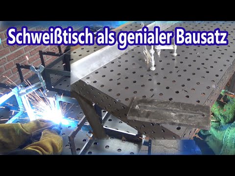 Schweißtisch als genialer Bausatz - Anleitung für Anfänger