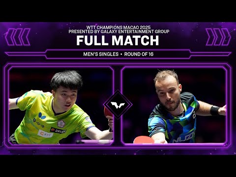 FULL MATCH | Lin Yun-Ju vs Simon Gauzy | MS R16 | #WTTMacao 2025