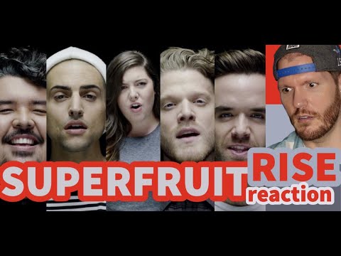 SUPERFRUIT - RISE (KATY PERRY cover) - First time reaction to Superfruit (Scott & Mitch from PTX) !!
