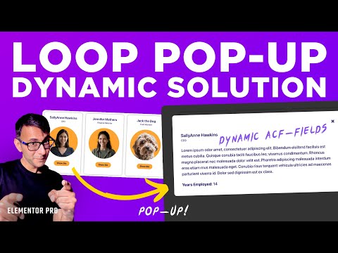 THE Dynamic Pop-Ups with Elementor Loop Grid SOLUTION!