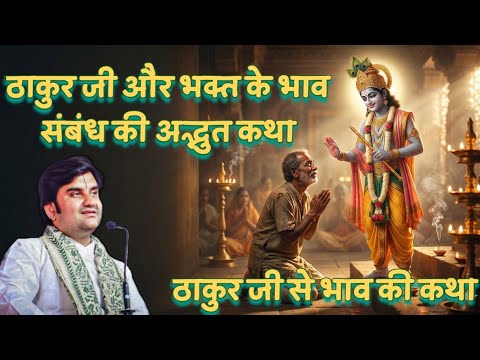 ठाकुर जी और भक्त के भाव संबंध की अद्भुत कथा | इंद्रेश जी महाराज कथा | #ravibakoliya190 