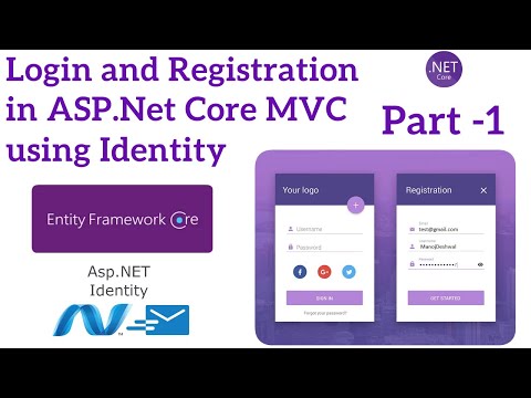 ASP.NET Core MVC Login and Registration using Identity | Asp.net core tutorial