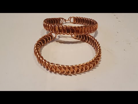 Медный браслет за 15 минут своими руками