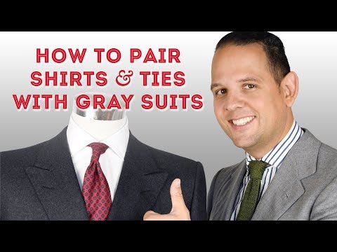 How To Pair Shirts & Ties With Gray Suits - Guide to Wearing Grey