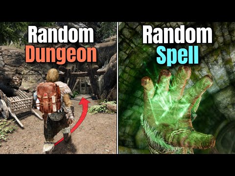 Skyrim, but I'm Forced to use Random Spells