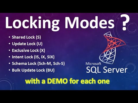 What are the different locking modes present in SQL | SQL Server Locking modes | SQL interview Q&A