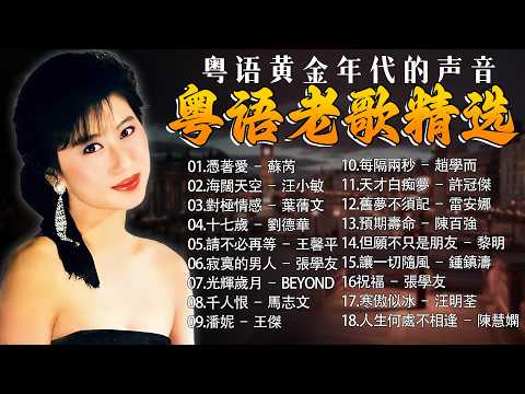 經典歌曲 - 80/90年代唱遍大街小巷的粵語老歌 - 老歌精選 - 经典老歌500首大全 💘 汪小敏, 王馨平, 张国荣, 谭咏麟, 陈慧娴, 陈百强, 梅艳芳, 李克勤, Beyond, 王杰