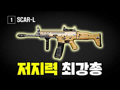 한때 저지력 최강으로 불렸던 배그 총