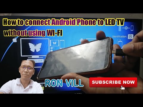 Connecting Android Phone to LED TV without using WI FI