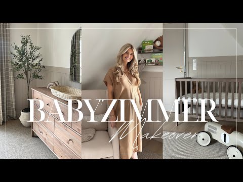 BABYZIMMER MAKEOVER | Moderne, Gemütliche Einrichtungsideen & Roomtour | theglazedblonde