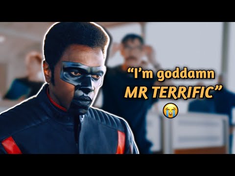 Mr Terrific being DONE for almost 4 minutes straight