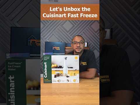 Unboxing the Cusinart FastFreeze Ice Cream Maker!