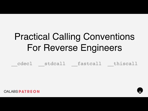 Assembly Calling Conventions For Reverse Engineers [Patreon Unlocked]
