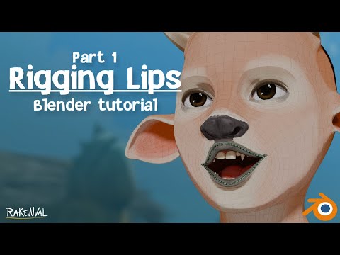 How to rig lips in Blender - Part 1/3 | Intermediate level Tutorial