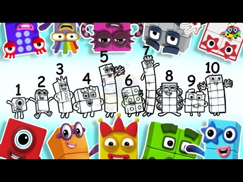 (NUMBERBLOCKS ) How TO Draw NUMBERBLOCKS 1 TO 10 | Drawing & Coloring Tutorial For Kids | ART Start