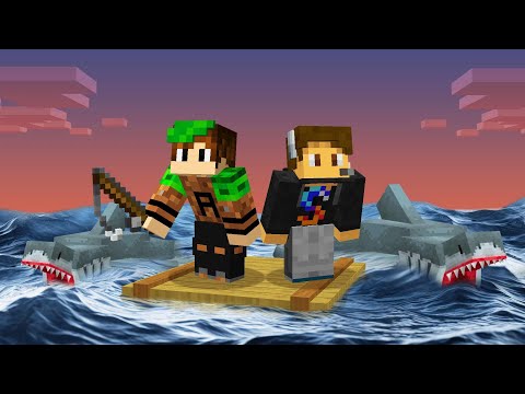 Trapping My Friends on a RAFT in Minecraft's Scariest Ocean