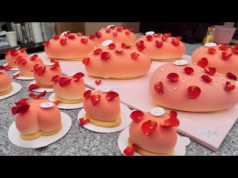 무스케익 끝판왕! 한땀~한땀! 어마무시한 맛으로 승부하는 일산 무스케이크 맛집 루렌비스 / How does a Korean patissier make his mousse cake?