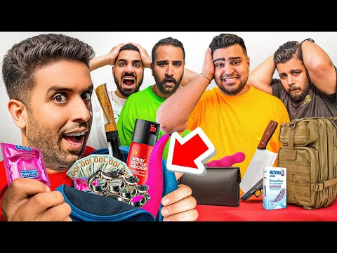 وسایل ممنوعه داخل کیف یوتیوبرا رو پیدا کردم  😳🤯🔞