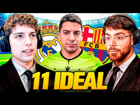 11 IDEAL (REAL MADRID) vs. 11 IDEAL (BARCELONA) ft. LA COBRA - CON ARBITRAJE: QUIEN SABE DE FUTBOL?
