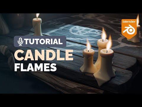 Blender 3D Candle Flame Tutorial | Polygon Runway