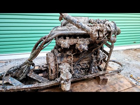 I restored the machine that was under the sea for many years