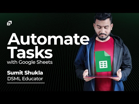 Automating Tasks on Google Sheets using Google Apps Script | Application Development | API |@SCALER​