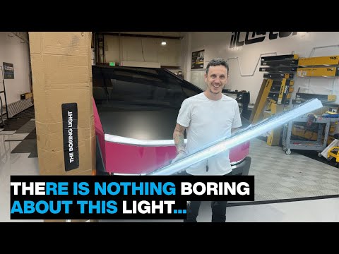 🔥 The Most INSANE Cybertruck Lighting Upgrade Yet | THE BORING Light Install