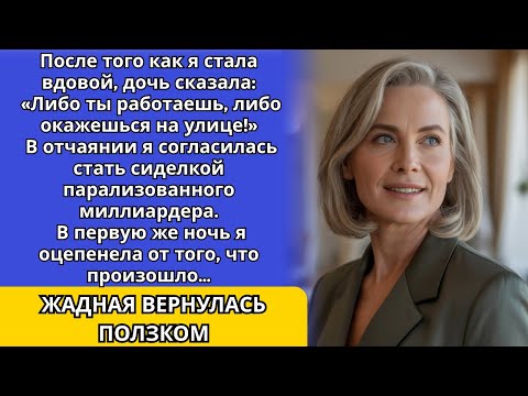 После того как я стала вдовой, моя дочь сказала: «Либо ты работаешь, либо окажешься на улице!»