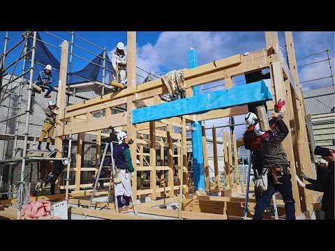 Building Homes with Traditional Japanese Construction Methods｜From Start to Finish