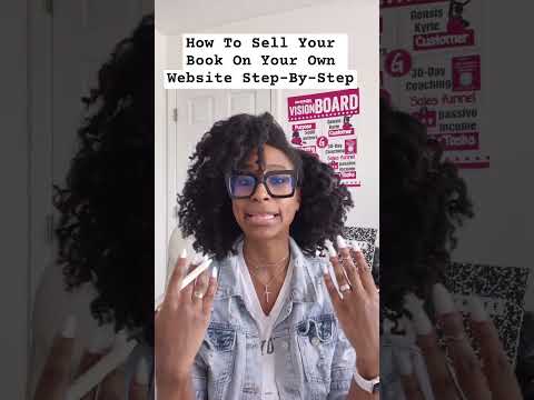 How to sell your book on your own website (WITHOUT Using Amazon KDP). #shorts #writing