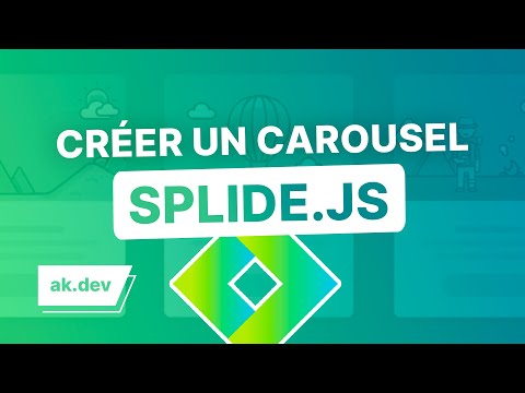 Créer un slider/carousel avec SplideJS !