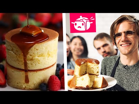 I Tried To Make These Fluffy Japanese Pancakes • Eating Your Feed • Tasty